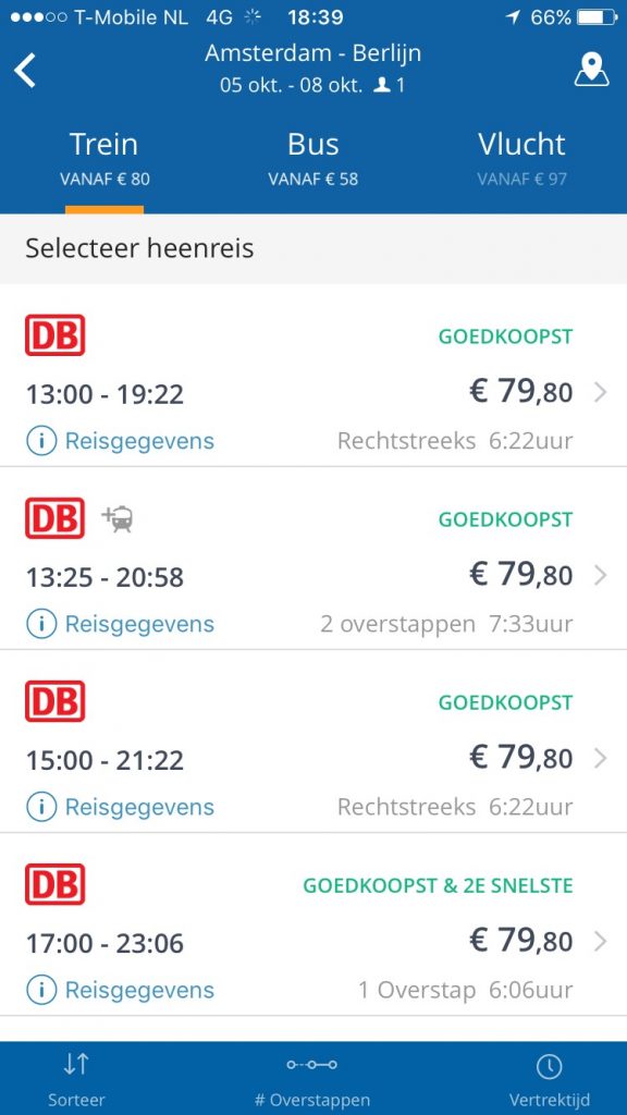 goeuro app trein