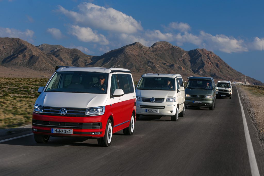 alle california modellen van volkswagen
