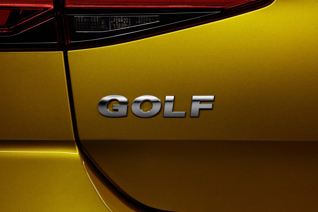 Volkswagen Golf opdruk