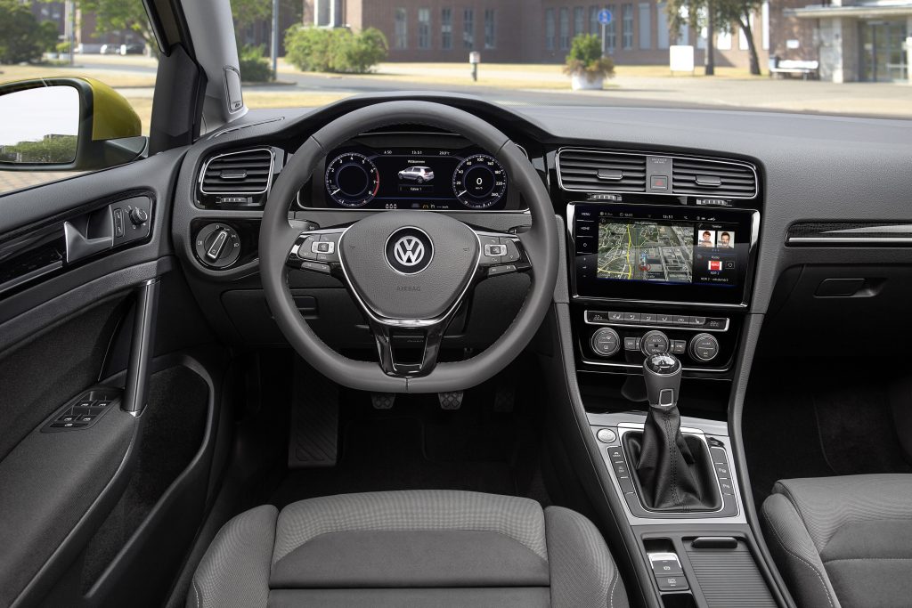 Interieur nieuwe volkswagen golf