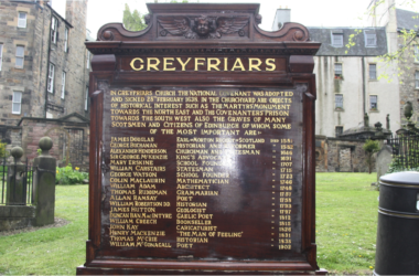 greyfriairs kirkyard in schotland