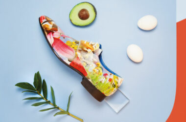 horn of plenty als inspiratie voor schoen