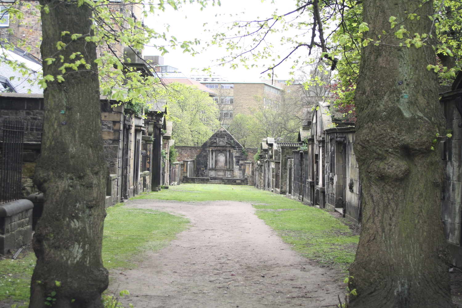 oude gevangenisgebied op kirkyard
