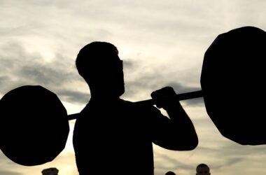 sporten in de tuin
