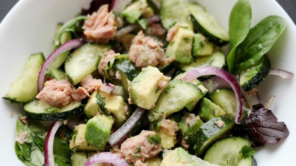 Tonijn avocado salade