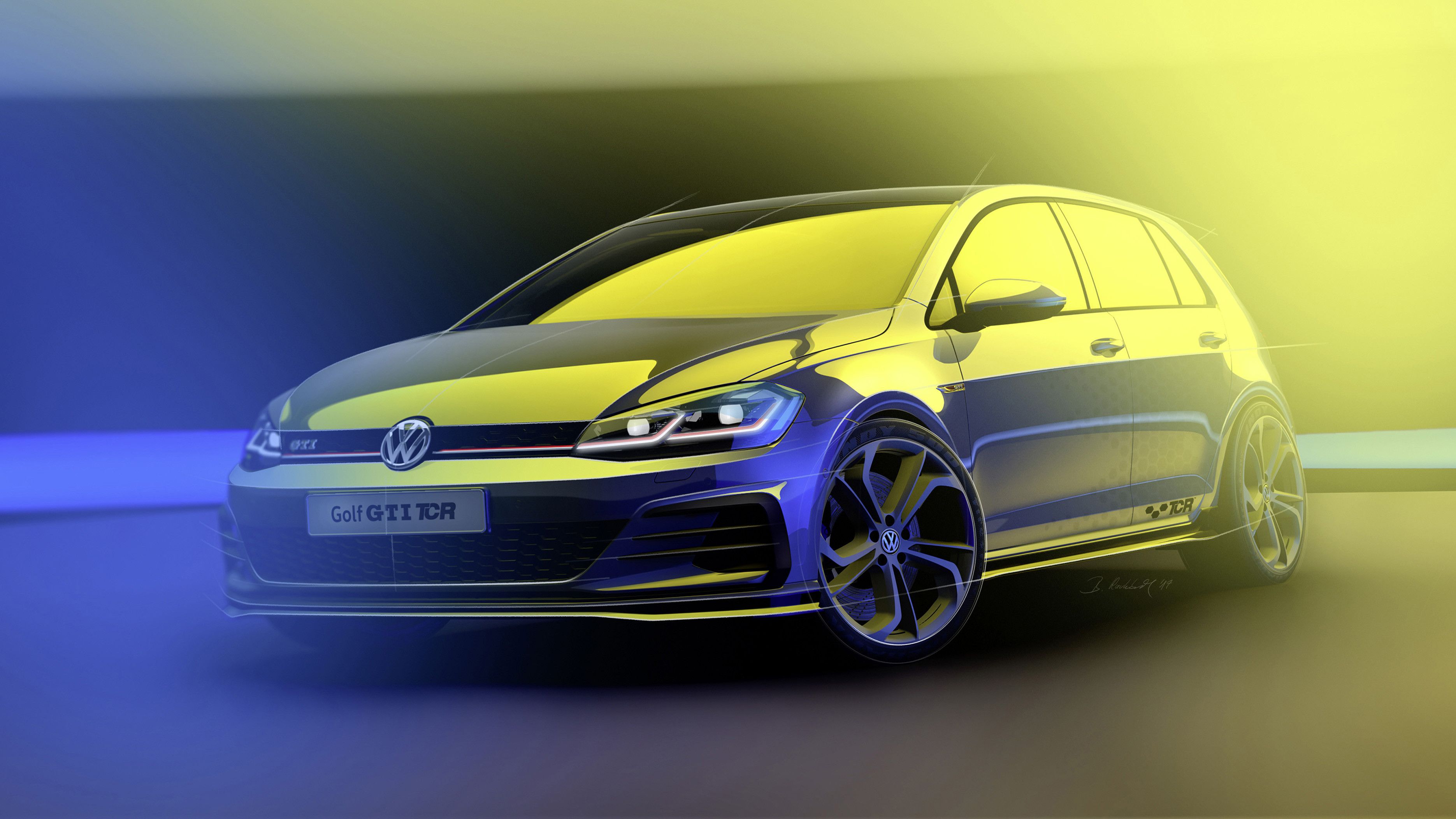 volkswagen golf gti tcr