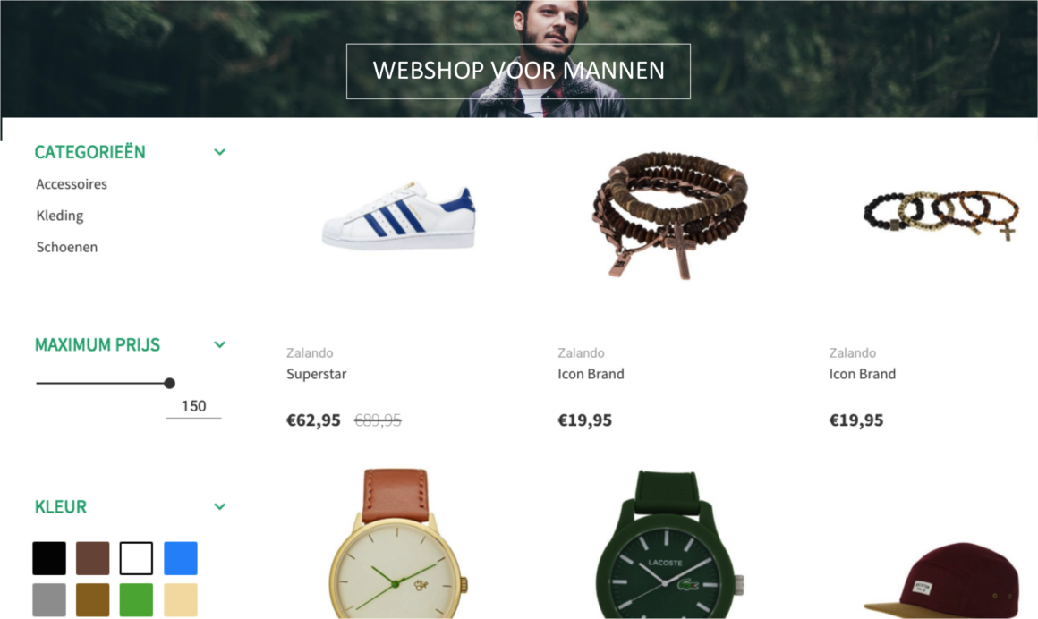 webwinkels voor heren